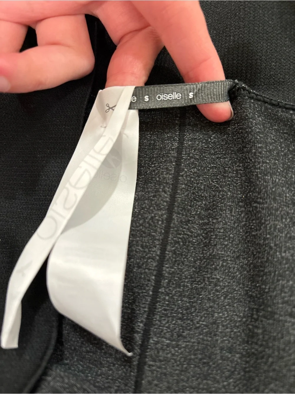 oiselle Black Women's Athletic Bike Shorts with Bird Motif